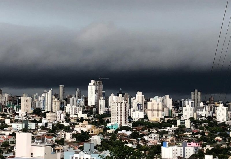 Chapecó está entre cidades que podem ser atingidas por temporal – Foto: Arquivo/Willian Ricardo/ND