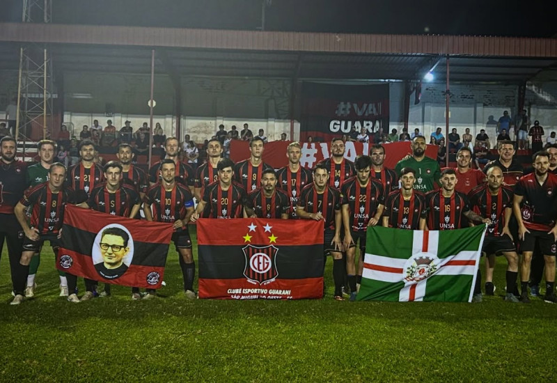 Guarani precisou de muita garra e fôlego para segurar o Aliança (Foto: Guarani/Divulgação)