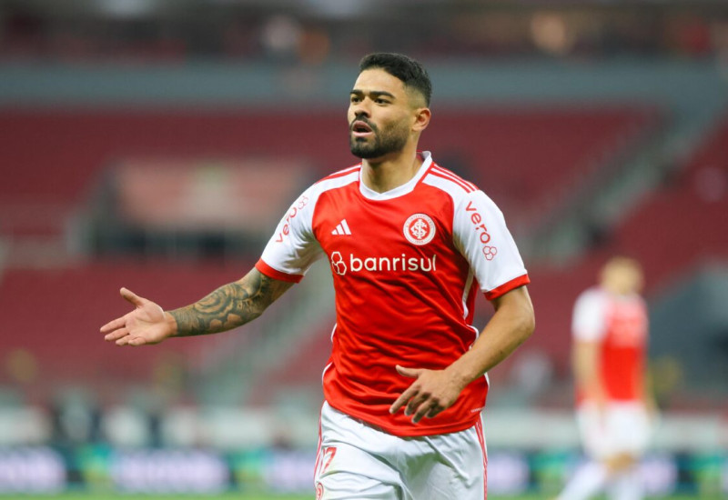 Bruno Tabata estreou mrcando o gol da vitória do Inter/Foto: Ricardo Duarte