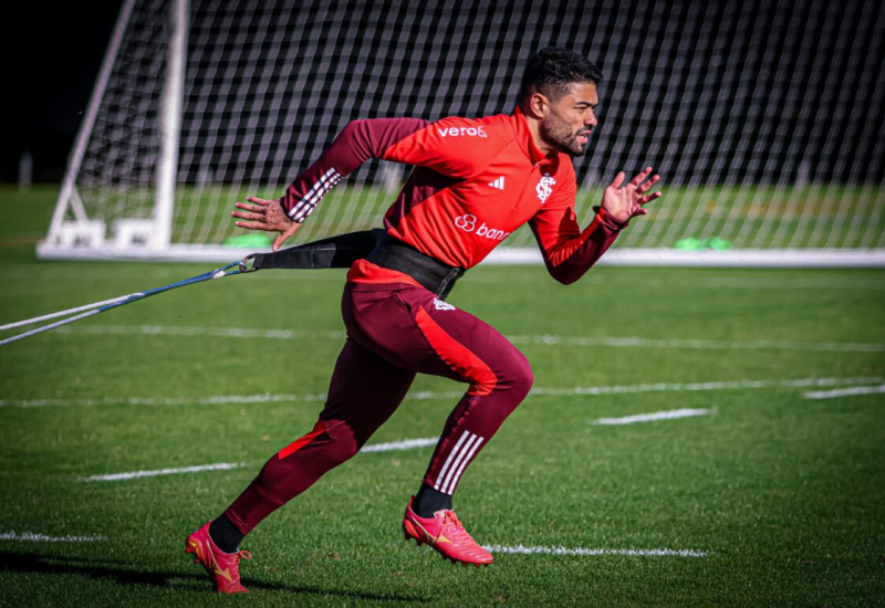 Inter treina para pegar o Juventude (Foto: Ricardo Duarte/Internacional)