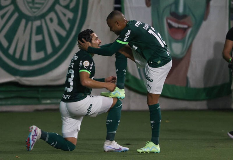 Após 1 a 1 no primeiro tempo, Palmeiras sobrou na etapa final (Foto: Cesar Greco/Palmeiras)