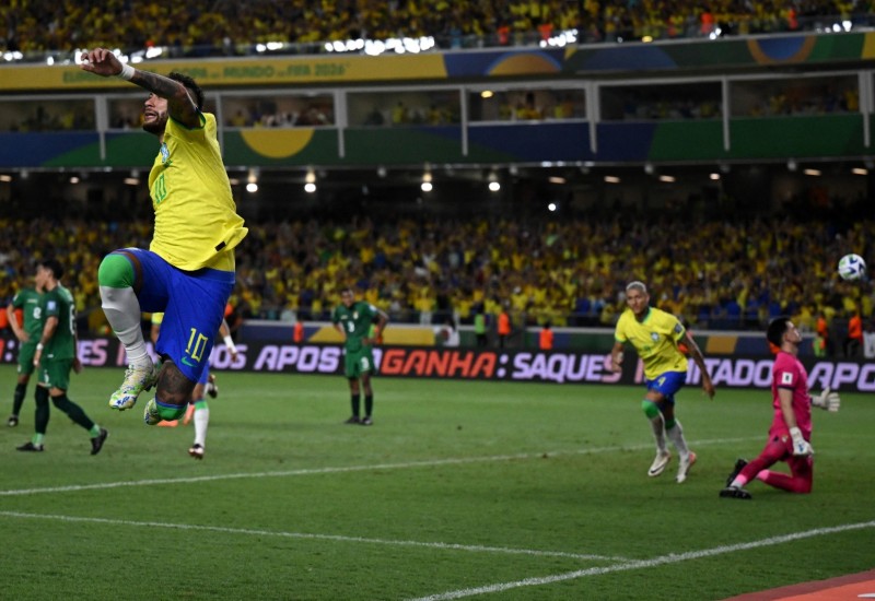 Com os dois gols de hoje, Neymar é o maior artilheiro do Brasil (Foto:CBF/Divulgação)