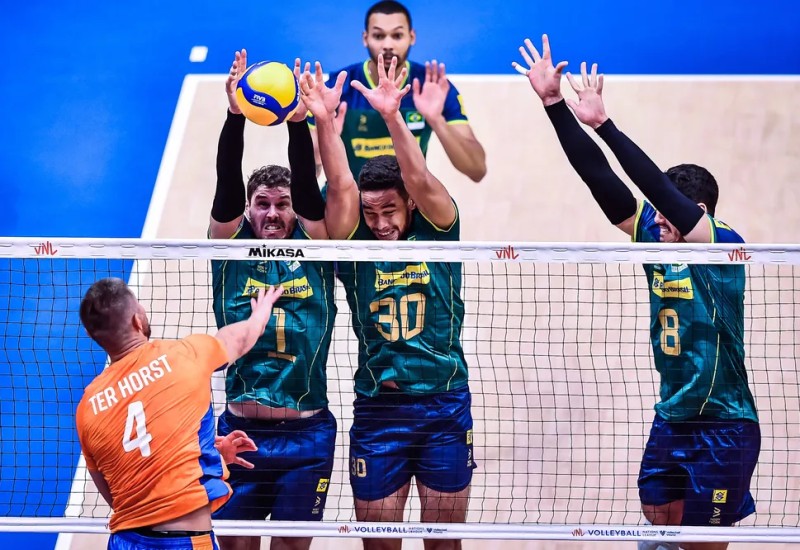 Brasil vence a Holanda na Liga das Nações — Foto: Divulgação