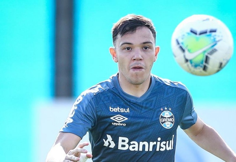 Pepê vem sendo um dos destaques da equipe nesta temporada | Foto: Lucas Ubel / Grêmio / Divulgação / CP
