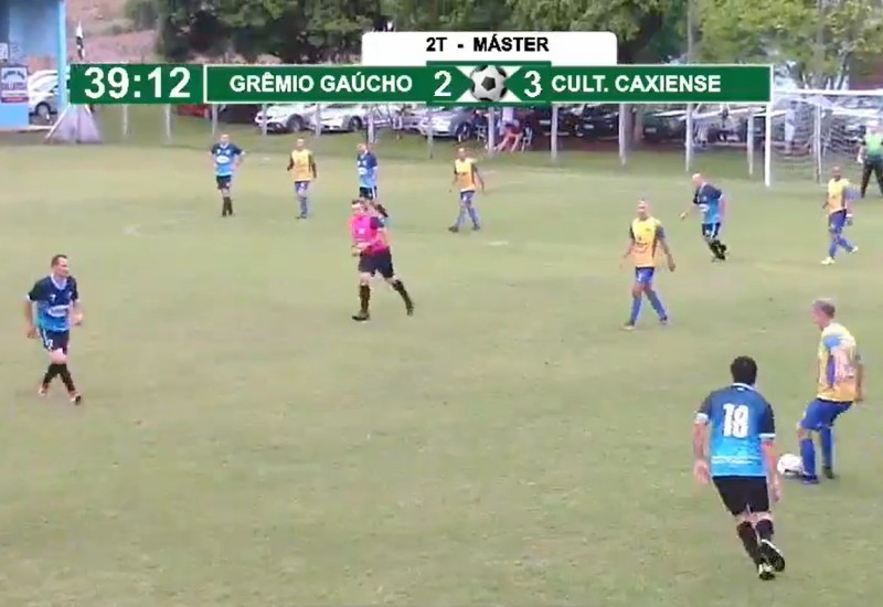 Grêmio Gaúcho e Cultural Caxiense estão nas quartas de final do Máster (Imagem: JRTV)