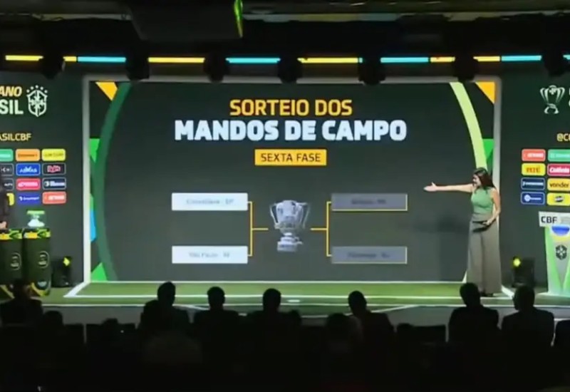 Sorteio mandos Copa do Brasil (Foto: reprodução/vídeo)