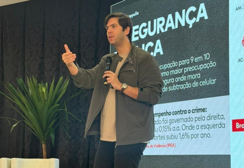 Caio Copolla foi um dos destaques do AGRO+ da Polioeste