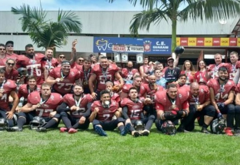 São Miguel Indians conquistou a 1ª edição da Copa PR (Foto: São Miguel Indians/Divulgação)