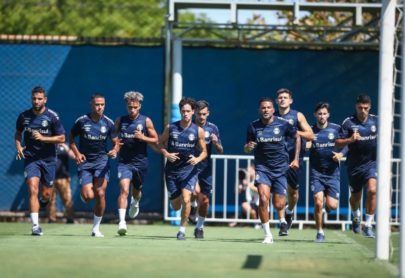 Titulares do Grêmio serão preservados — Foto: Lucas Uebel/Grêmio