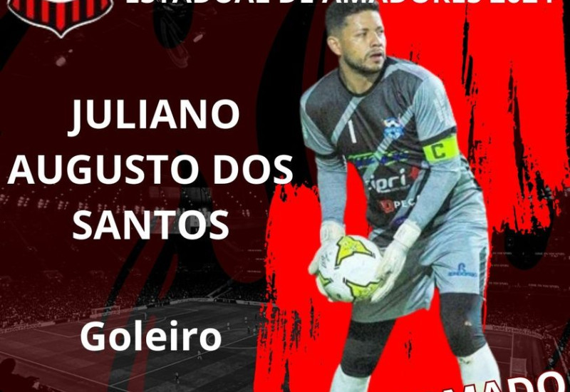 Juliano vem para ser o goleiro do Guarani na fase Oeste do Estadual de Amadores (Foto: Guarani/Divulgação)