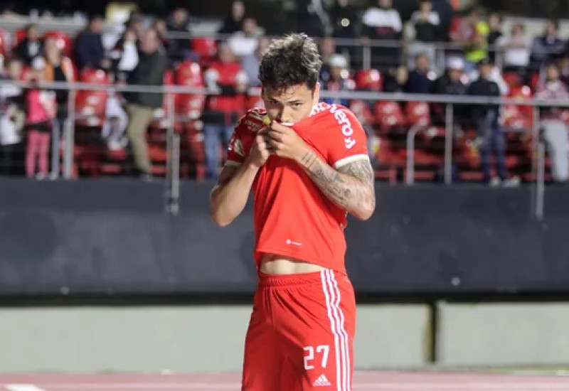 Mauricio fez o gol da vitória do Inter (Foto: Ricardo Duarte/Divulgação, Internacional)