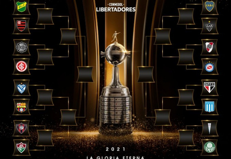 Chaveamento da Libertadores 2021 — Foto: Reprodução