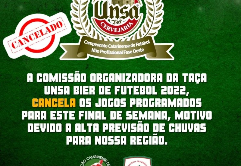 A rodada fica automaticamente adiada para o próximo final de semana (Imagem: LEF)