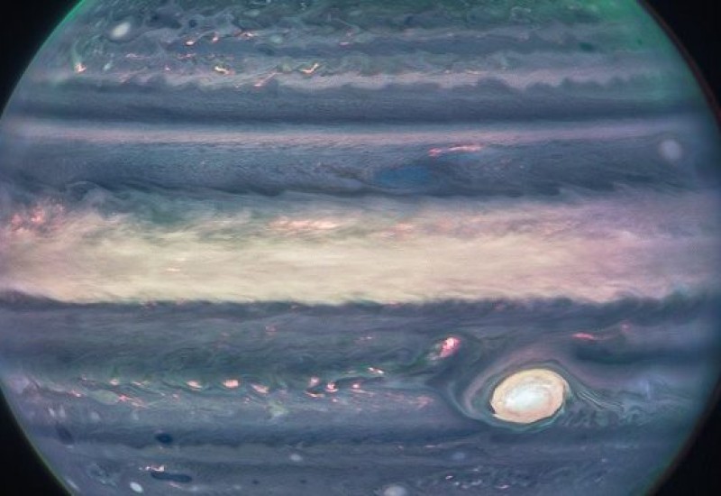 Foto: NASA, ESA, CSA, Jupiter ERS Team; image processing by Judy Schmidt.