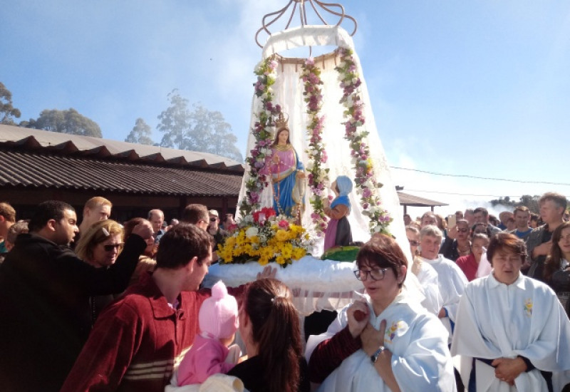 Dia de Nossa Senhora do Caravággio será comemorado com três celebrações religiosas (Foto: Inácio Rohden/Arquivo 2019)