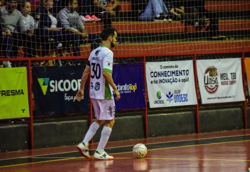Jean, capitão e titular do São Miguel Futsal/Joni Gool (Foto: SMF/JG/Divlguação)