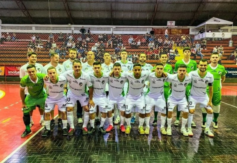 São Miguel Futsal/Joni Gool é o único time da chave A com 100% de aproveitamento (Foto: SMF/JG Divulgação)