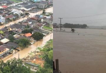 Cidades de SC decretam situação de emergência — Foto: Divulgação/ND