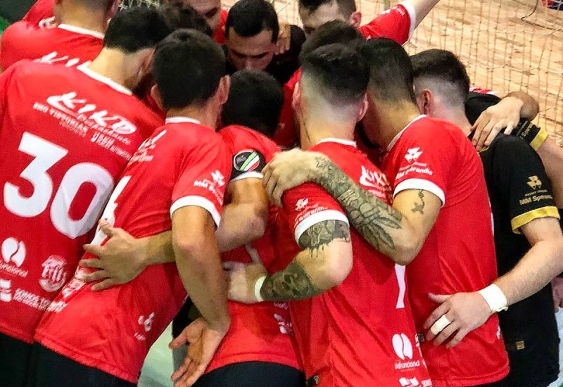 União do grupo é um dos pontos fortes da equipe migueloestina (Foto: São Miguel Futsal/Divulgação)