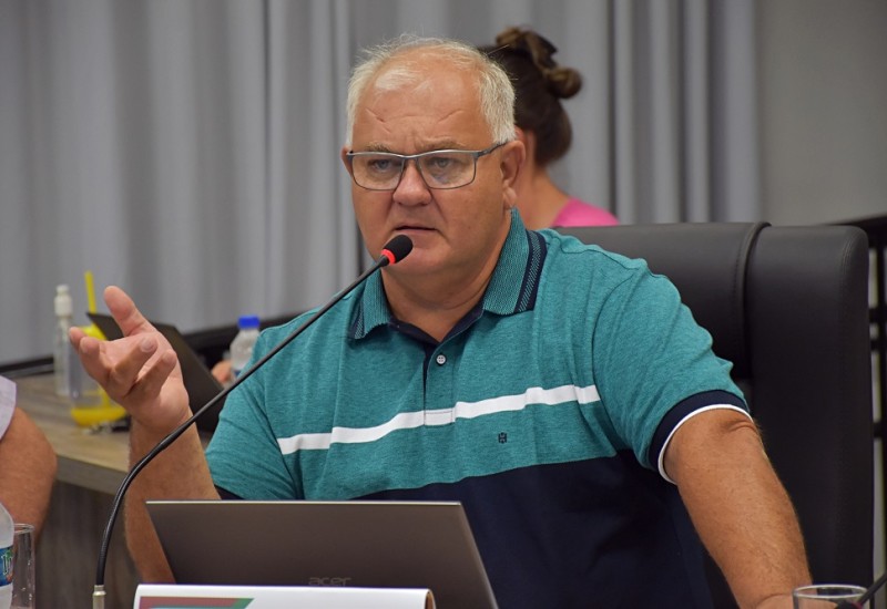 Projeto de Gilmar Baldissera prevê transmissão das sessões públicas de licitações | Foto: Tiarajú Goldschmidt/Câmara de Vereadores