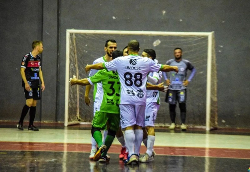 Modelo é o primeiro desafio do São Miguel Futsal na Taça Barriga Verde (Foto: SMF/JG/Divulgação)