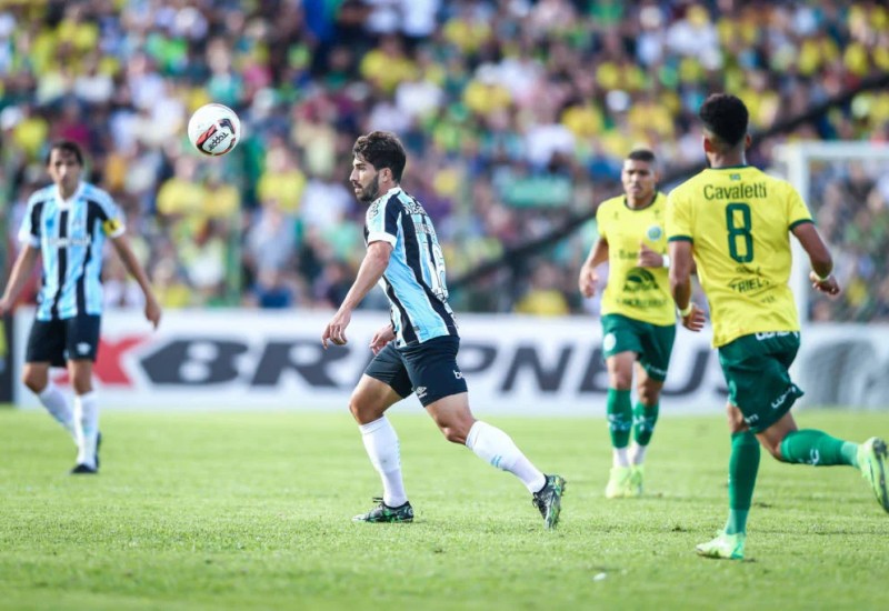 Ypiranga e Grêmio, com times reservas, fizeram um jogo difícil de assistir (Foto: Lucas Uebel/Grêmio)