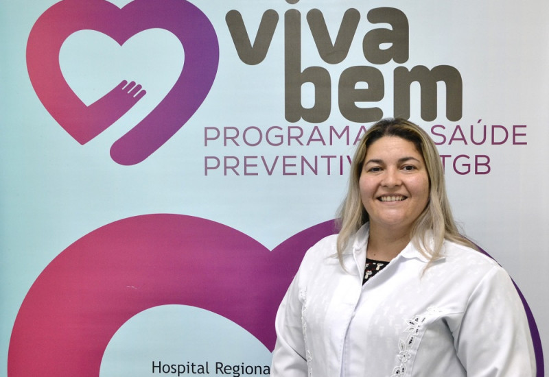 Flavia Barcelos Martins – médica plantonista no Hospital Regional Terezinha Gaio Basso de São Miguel do Oeste