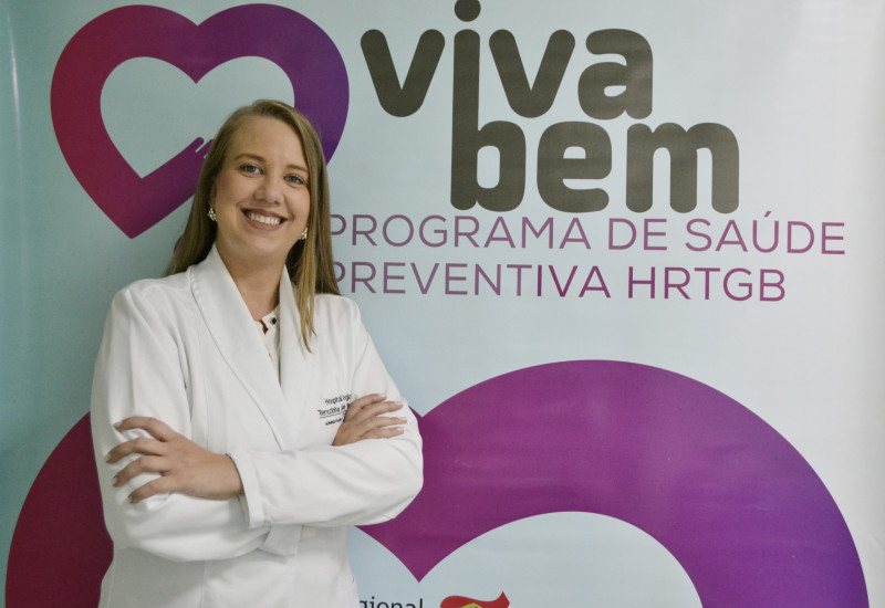 Luana Draczevski, bioquímica e gerente ambulatorial